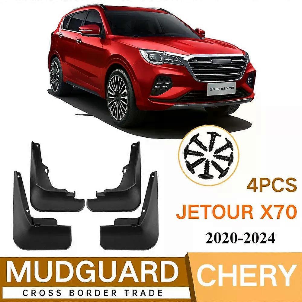unikátní pro CHERY JETOUR X70 2020-2024 2022 23 Zástěrky Splash Guard Blatníky Zástěrky Přední zadní blatník Auto Styling Autodoplňky