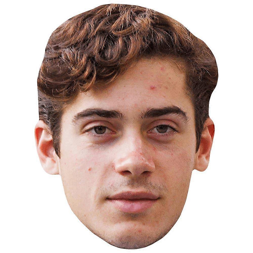 Franco Colapinto (Stubble) Celebrity Mask, Flat Card Face