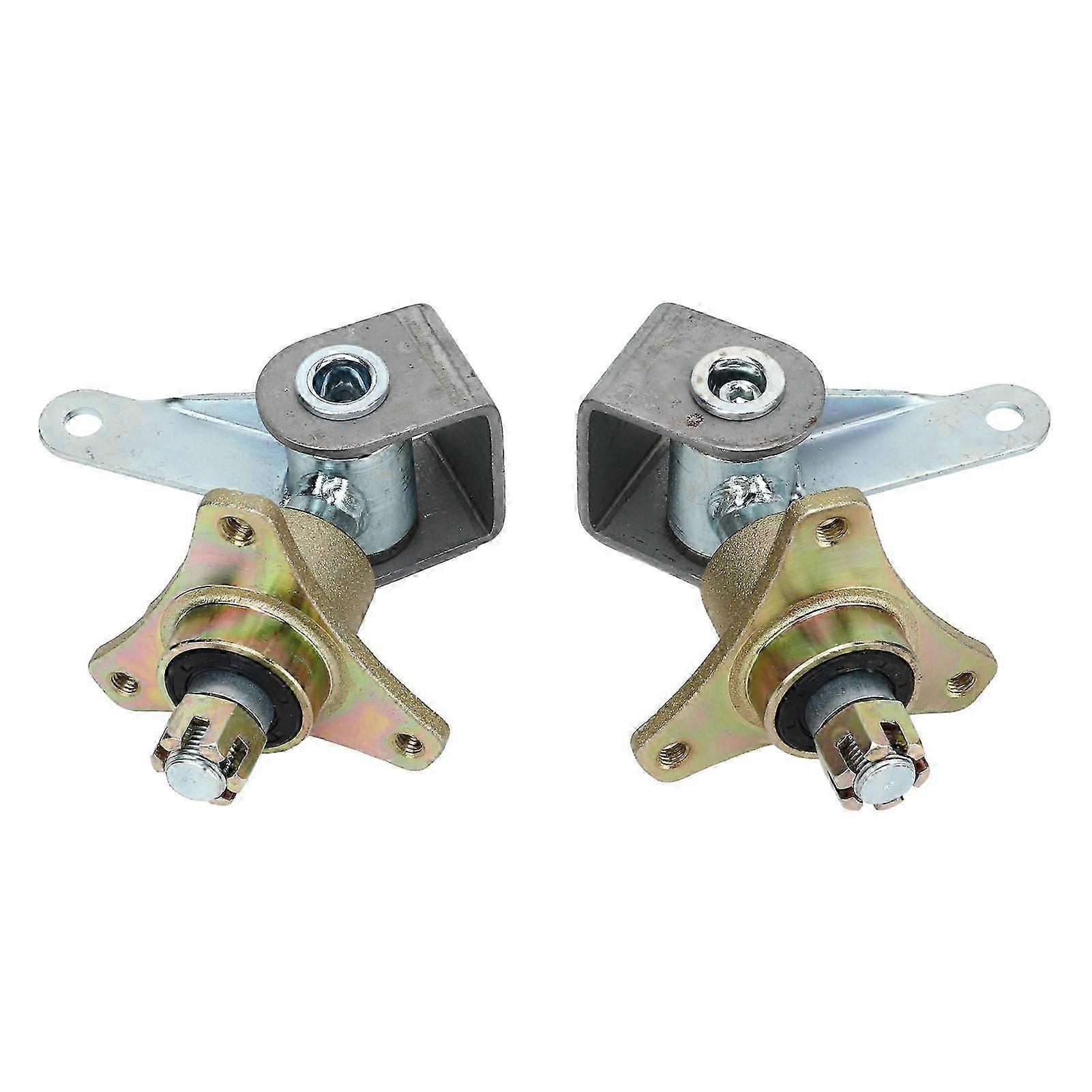 17mm 3 Stud Front Wheel Hubs Steering Spindle Steel Alloy for 6in Tires Quad Bike ATV Go Kart