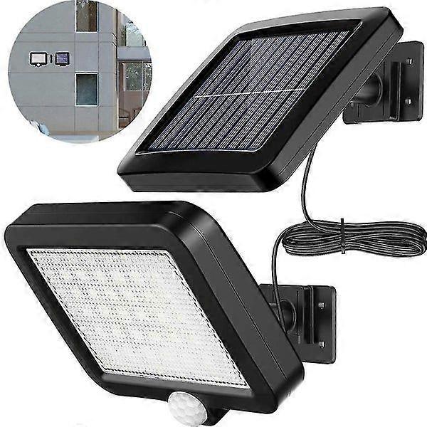 Split Solar Panel LED Motion Sensor Light with IP65 Waterproof Rating for Outdoor Use