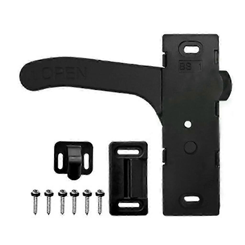 Universal RV Trailer Screen Door Latch Handle Kit with Lock, Left/Right Open for Motorhome Camper