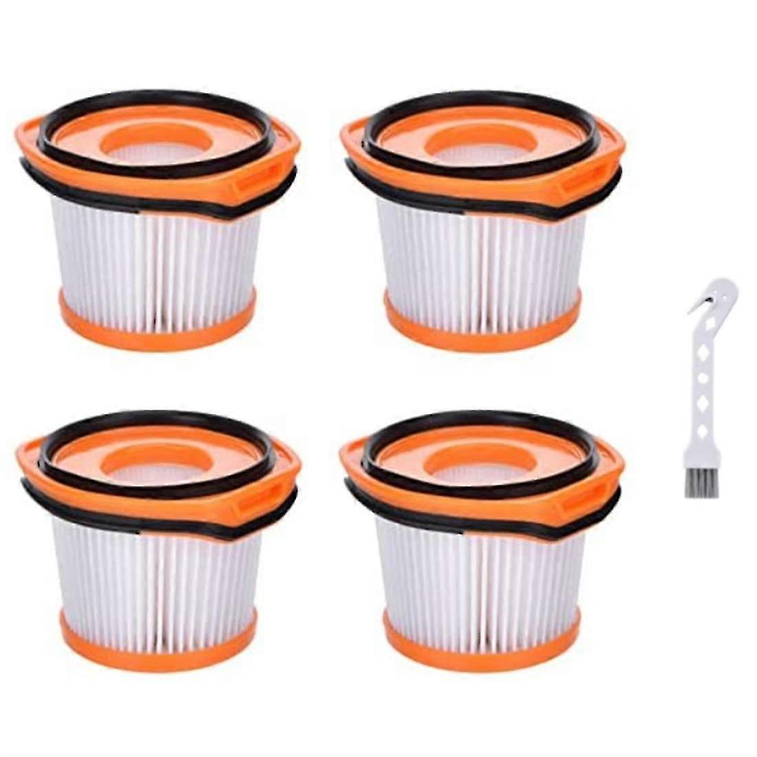 Shark Wandvac Replacement Filters 4-Pack, Compatible with WV360 WS620 WS630 etc.