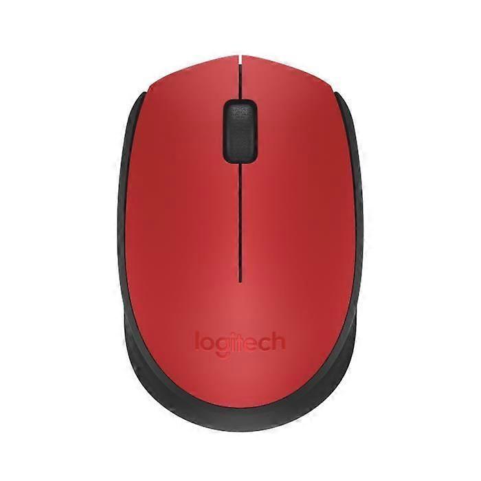 Wireless Mouse - Logitech - M171 - Red - Ambidextrous