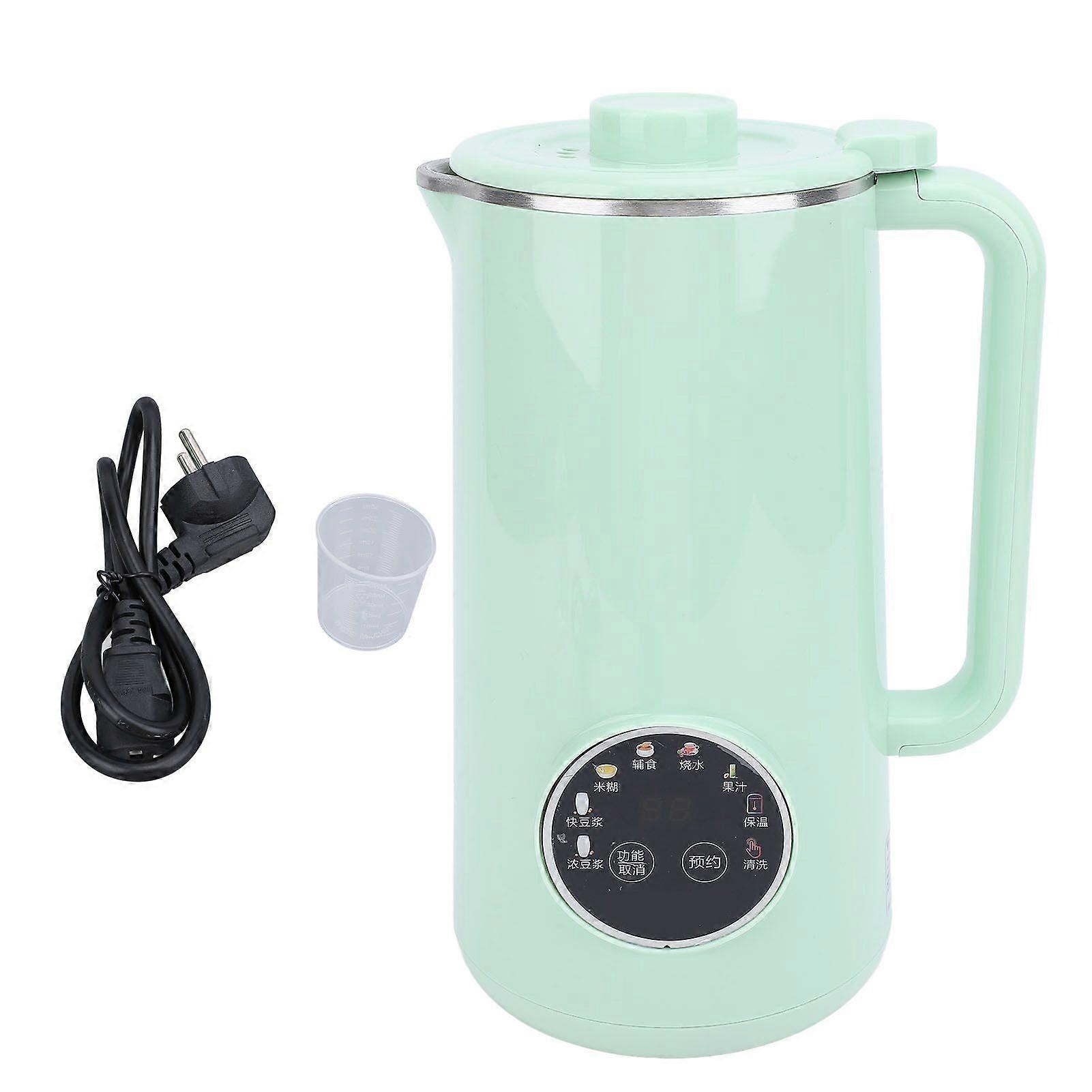 Machine à lait de noix 800ml Mélangeur automatique multifonctionnel en acier inoxydable avec 10 lames LED affichage pour la maison