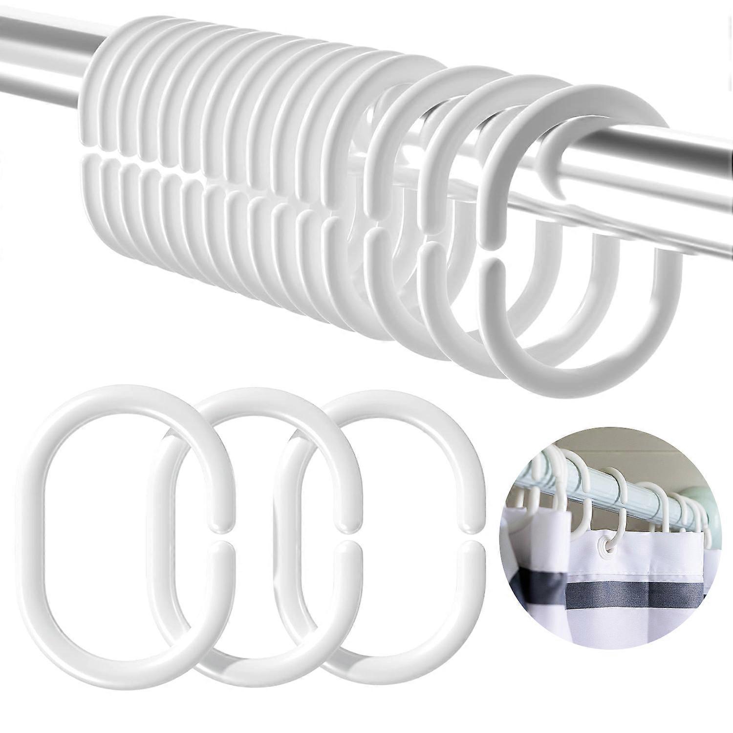 Shower Curtain Hooks, Multi-use, Elegant
