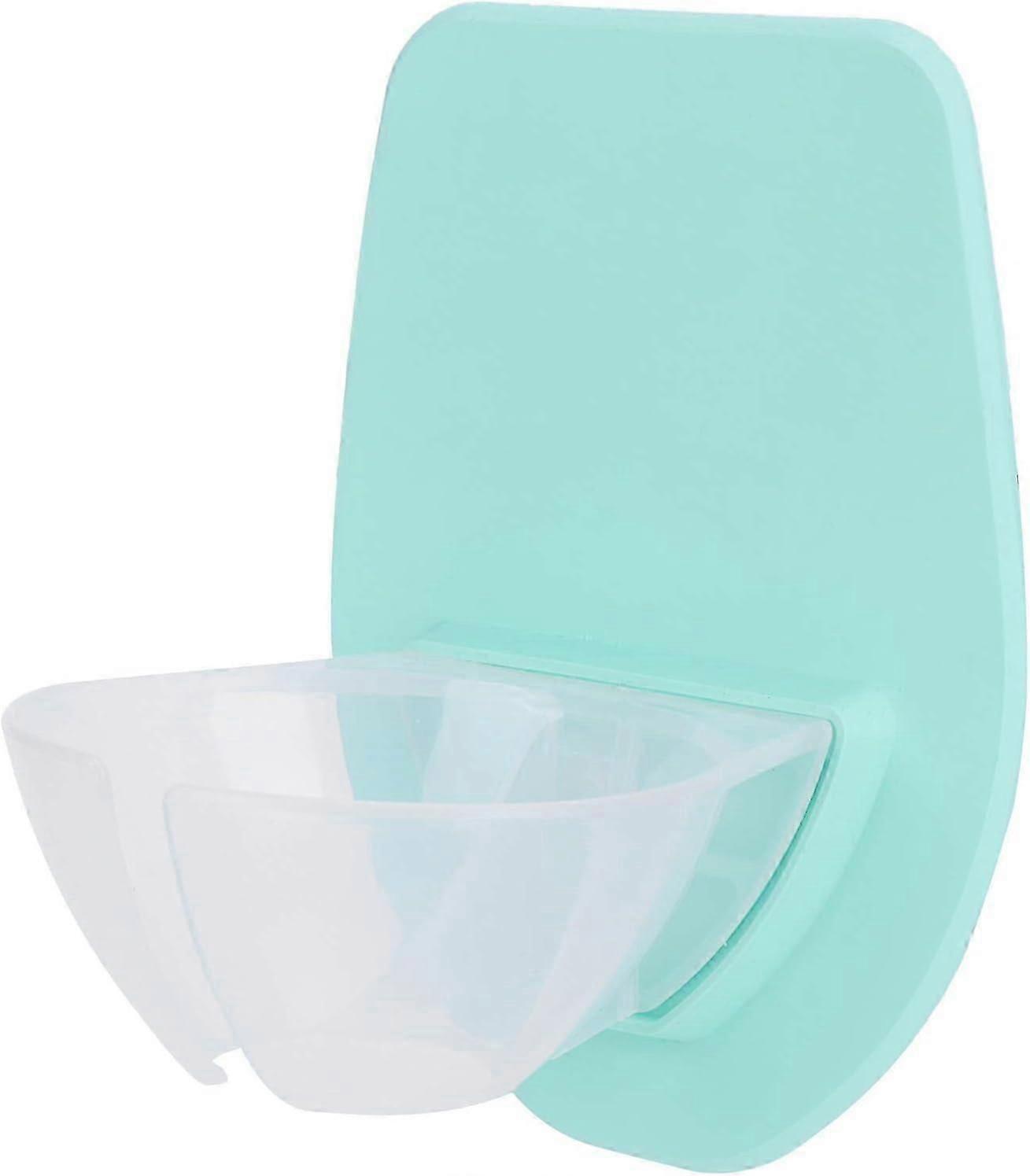 Vertical bottle rack, wall mounted wine glasses, blue wall mounted bathroom tub