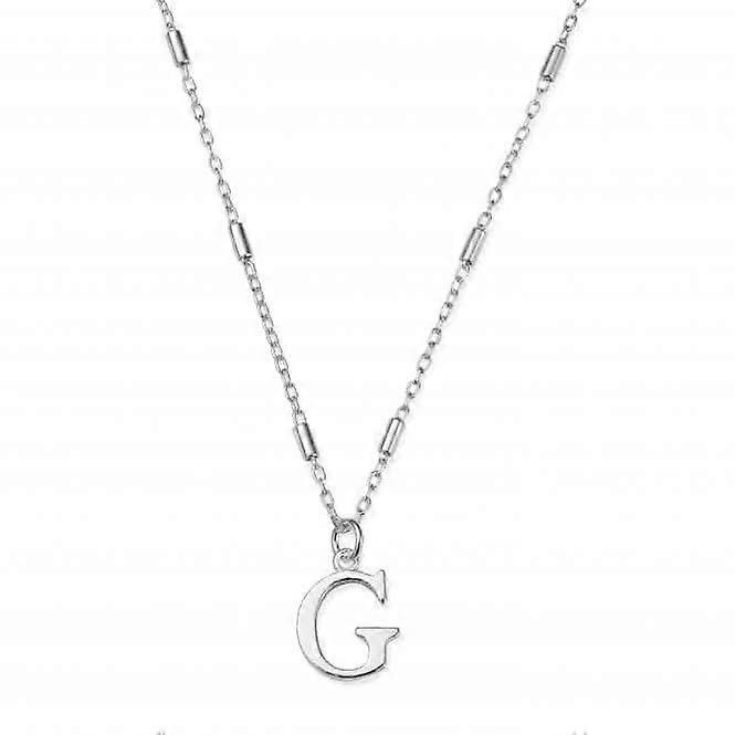 Iconic Initial G Silver Necklace SNCC4040G