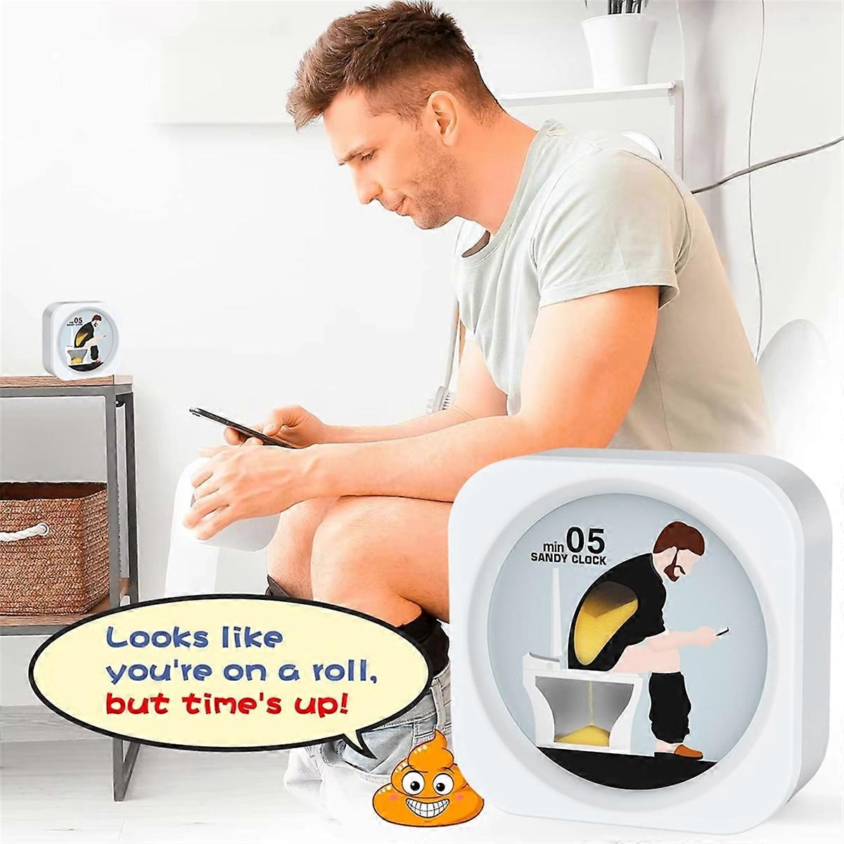 Toilet Hourglass Timer 5 Minute Restroom Sand Clock Time Countdown ...