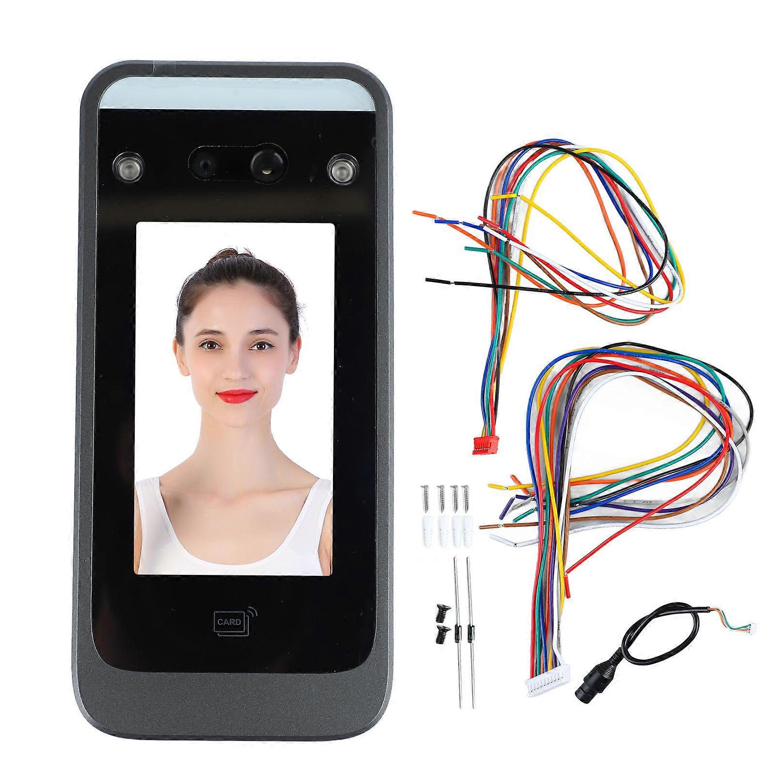4.3in Biometric Face Recognition Scanner Touch Screen Access Control Terminal Check in Recorder