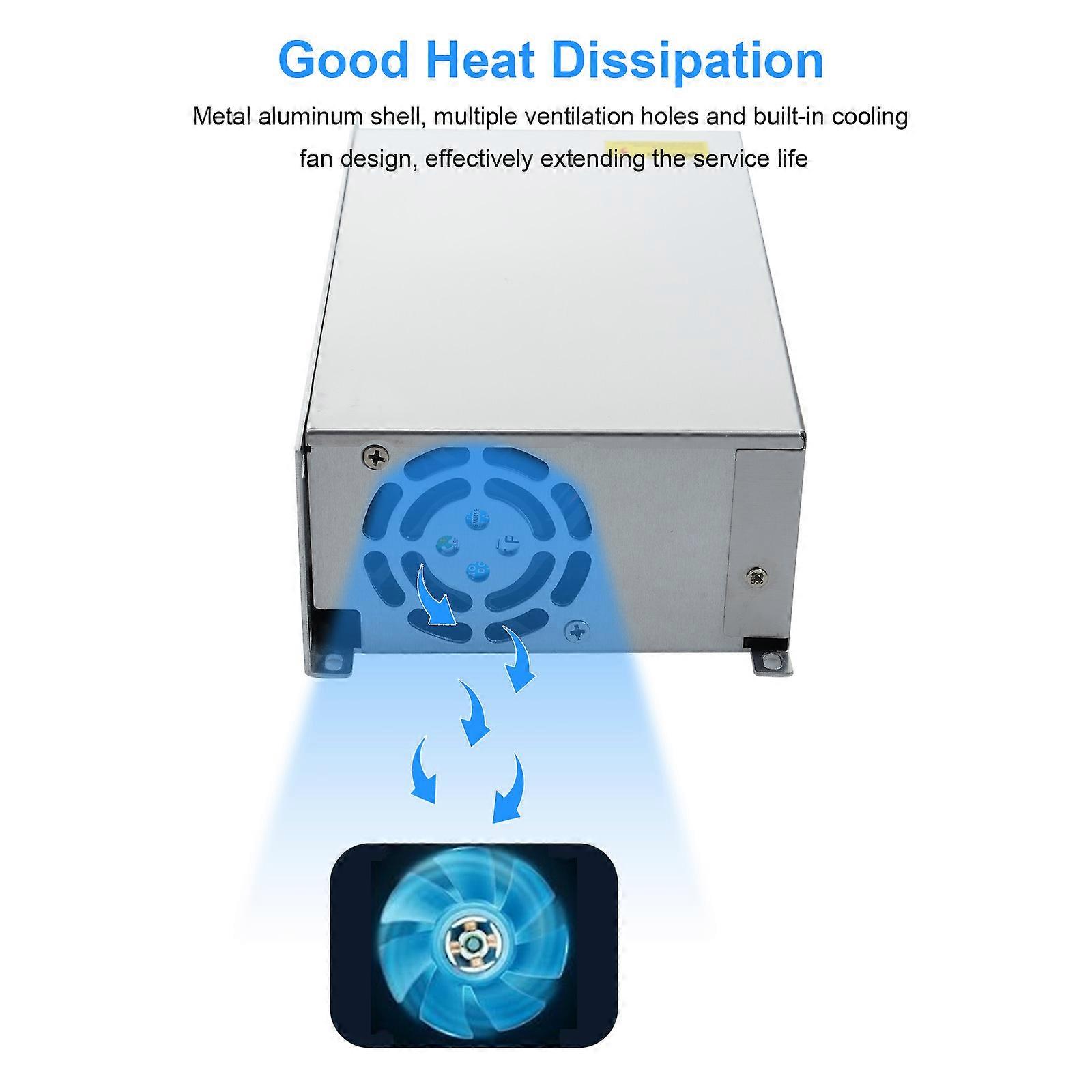 Switching Power Supply DC 36V 33.3A 1200W Power Adapter Voltage Transformer Switch AC 110V/220V to DC 36V 33.3Amp Switching Converter LED Driver for