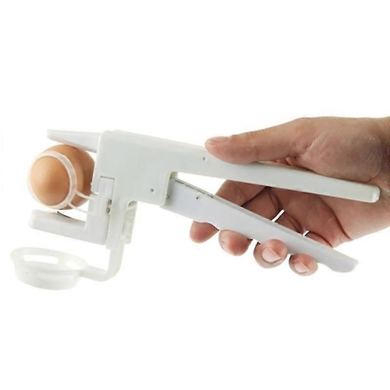 Egg Cracker Handheld York and White Separator Helper Egg Opener Kitchen Gadget Tool - HZ