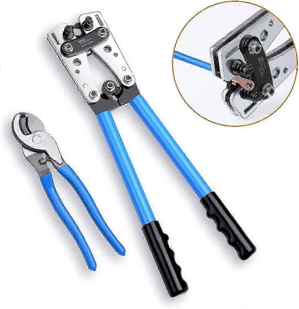 Crimping tool kit with cable clamp and cable ties