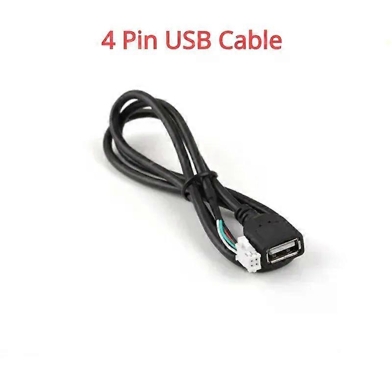 Universal 6 Pin USB Cable 4 Pin USB Cable for Car Multimedia Player