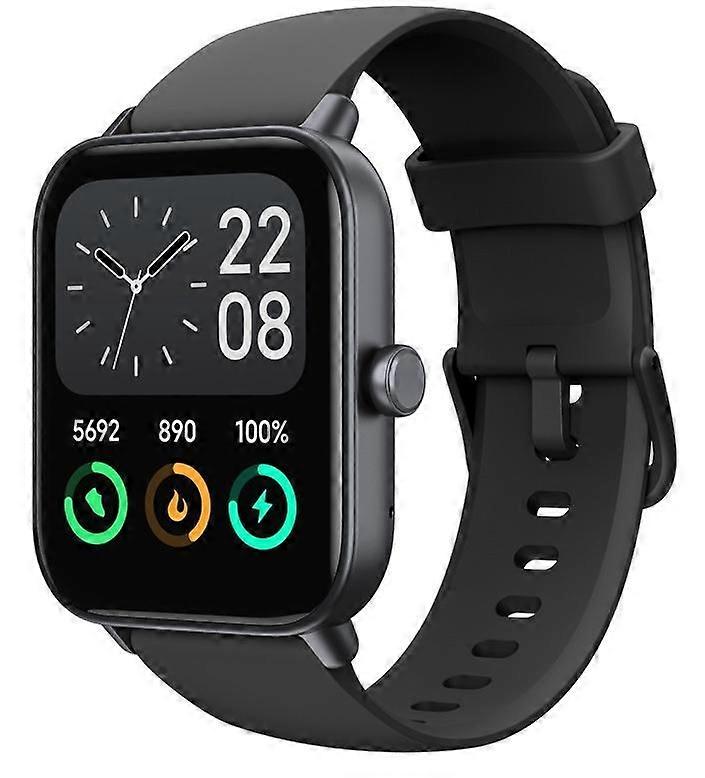 Smart Watch 1.8 Inch Bluetooth Call Function IP68 Waterproof for Android iOS(Black)