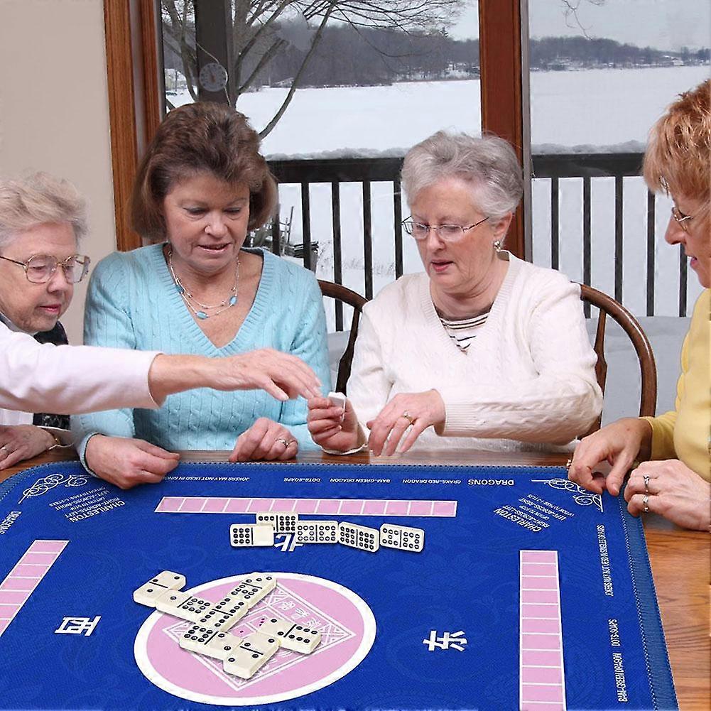 Mahjong Mat, Noise Reduction Non-Slip Mahjong Mat for Table,60*60cm