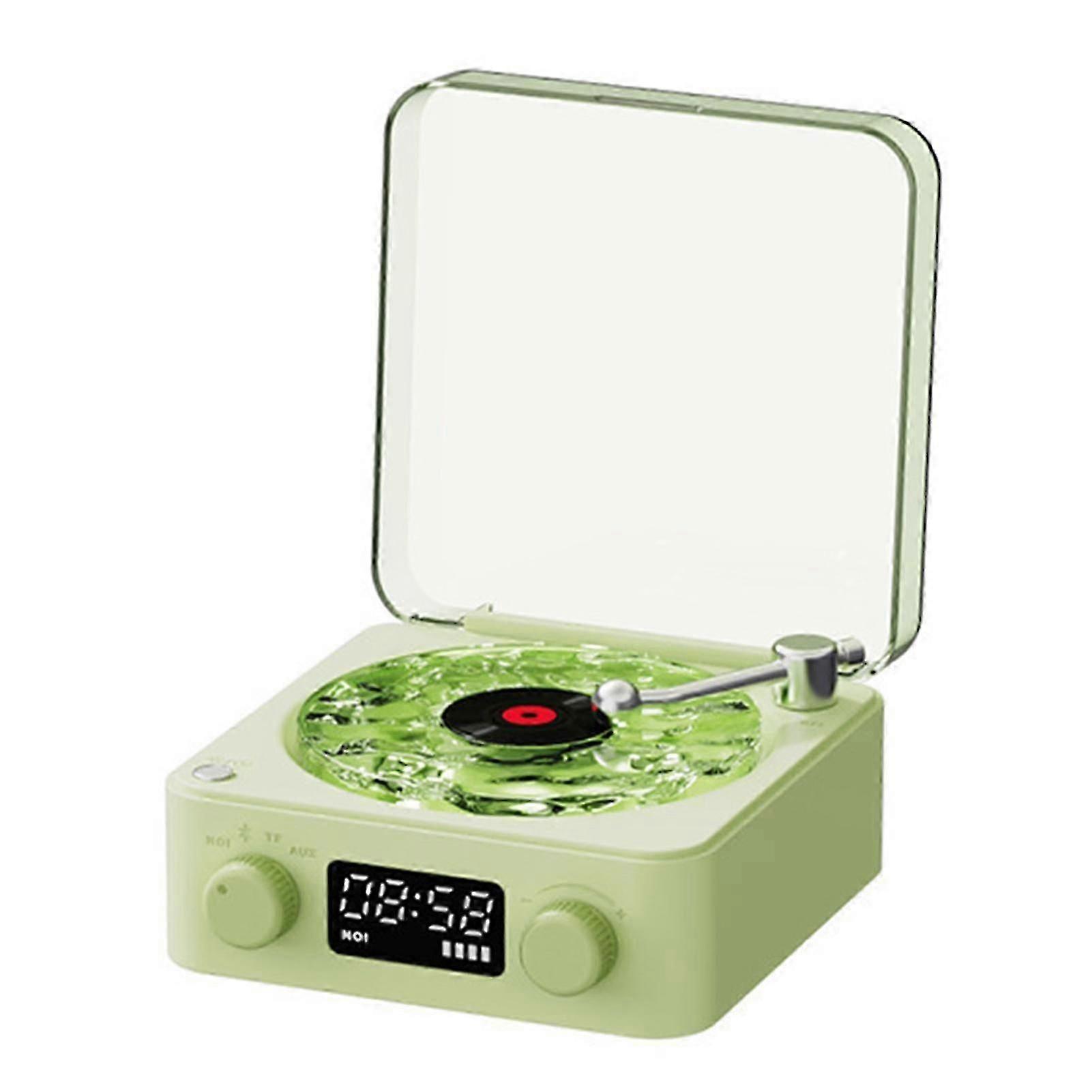 The Vinyl Player Small Retro Bluetooth-Compatible Speaker Turntable Vinyl Record Player
