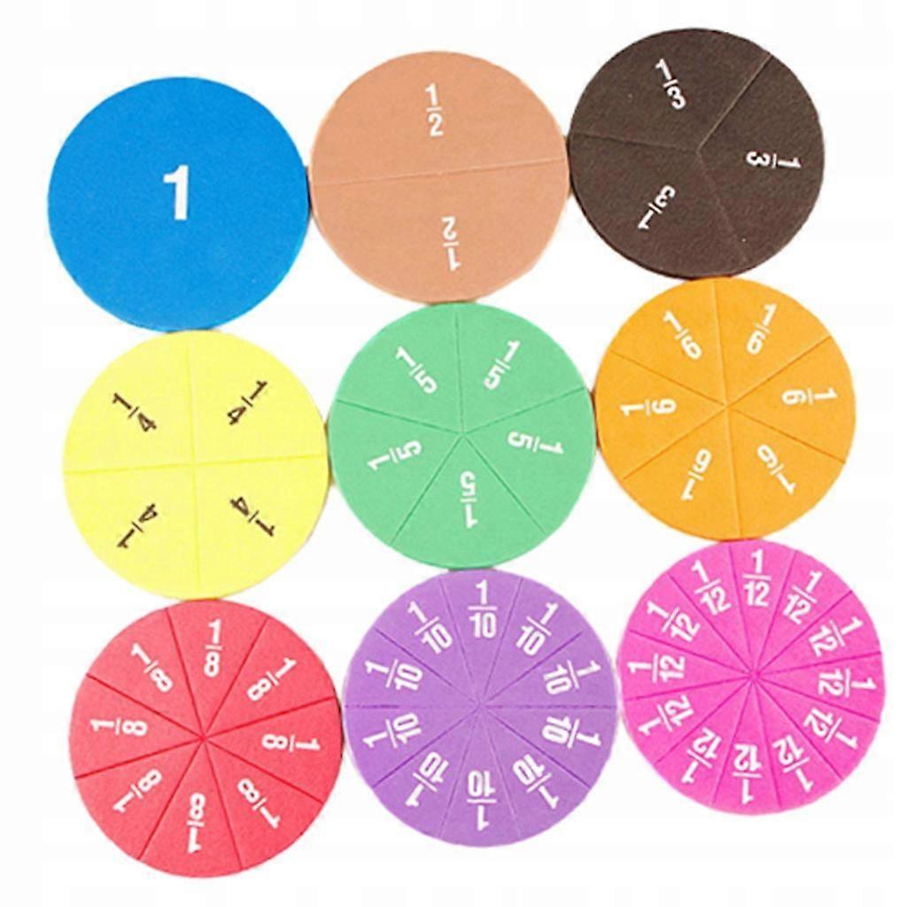 7x 51 Stück Regenbogen Runde Bruchplättchen