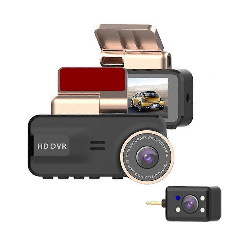 F22 3,16 polegadas 1080P HD Night Vision Driving Recorder, versão padrão com câmera de visão no carro