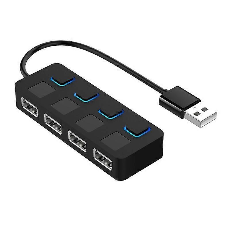 4 Ports USB 2.0 HUB with 4 Switch