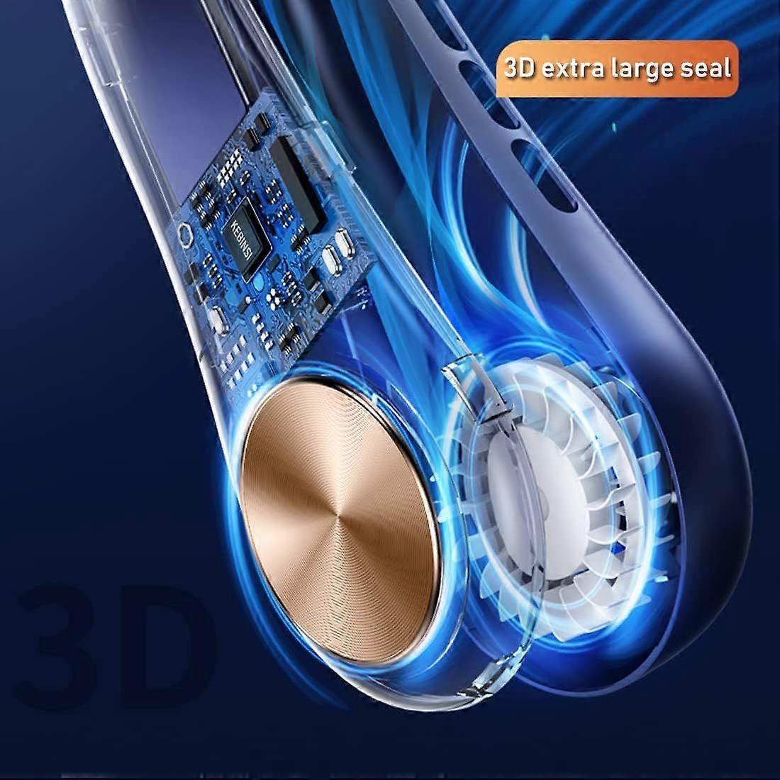 Portable Mini USB Neck Fan with LCD Display