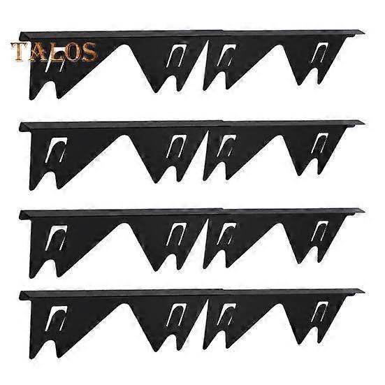 1/2/4Pcs Edelstahl Herd Gap Filler Hitzebeständiger Küchenofen Counter Side Gap Guard Range Trim Kit Leicht zu reinigen Universal Herd Spill Guard