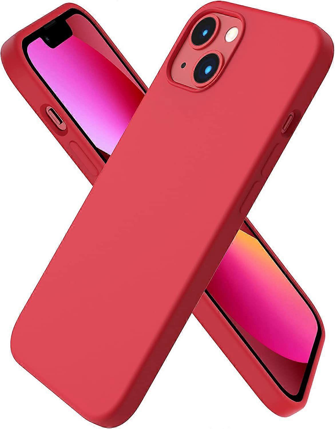 Compatible with iPhone 13 Case 6.1, with MagSafe-Red