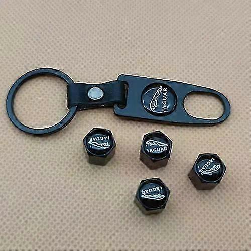 Universal Bil Hjul Däck Ventil Damm Stam leopard Logotyp Luftkåpa + MAXP