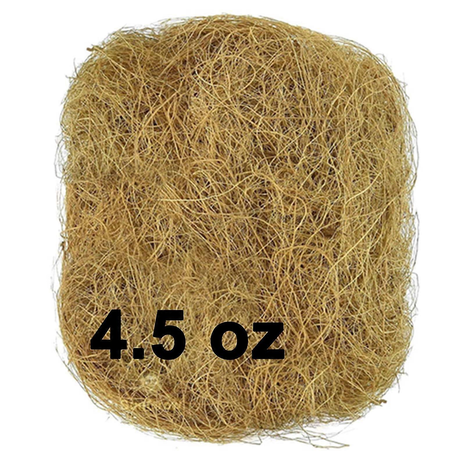 Coconut Fiber, 4.5oz. Comfortable Bedding for Small Birds and Animals, Nest Material for Nest Building, Hideouts, Plants and Upholstery