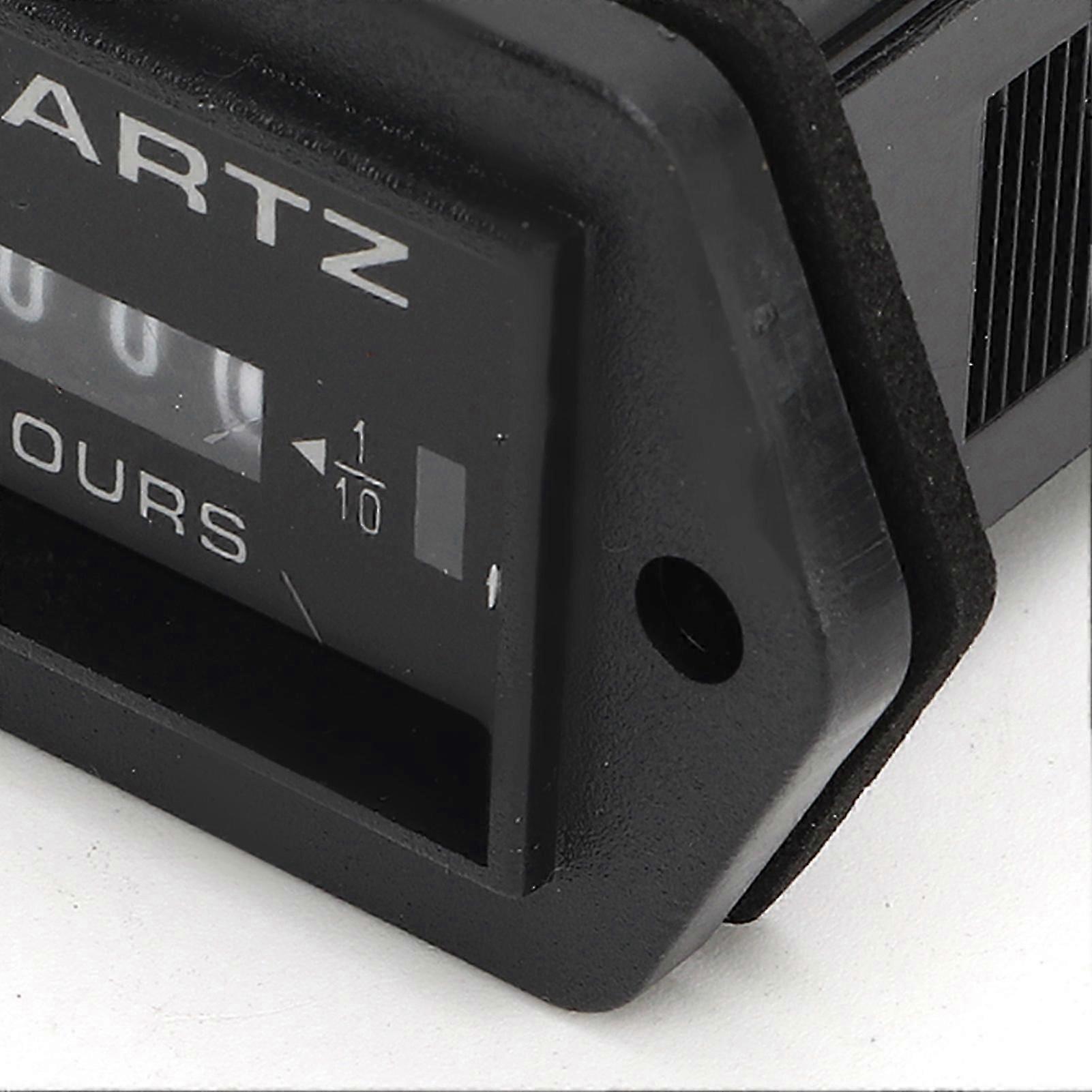 Mechanical Hour Meter DC12V to 36V High Accuracy Outboard Engine Hour Meter for Boat Truck Tractor