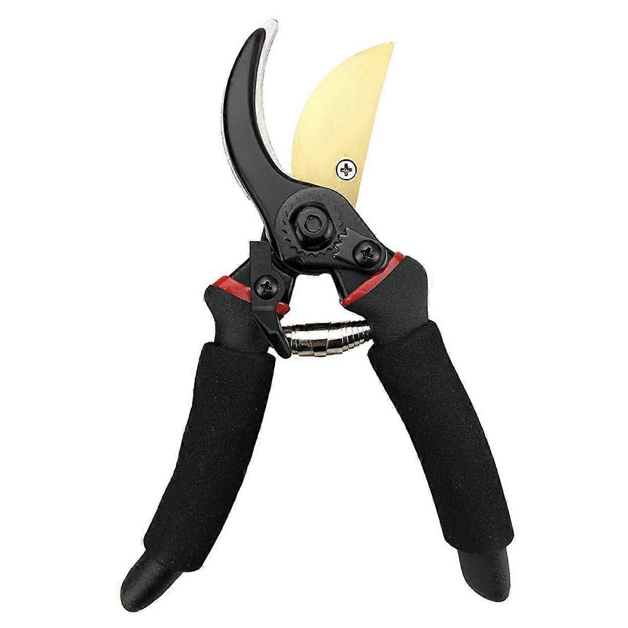 1pc Gardening Scissors Pruning Tool Multifunction Lock Strong Flexible for Fruit Tree Twigs