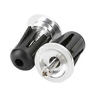 1 Pair Bicycles Bar End Caps for Most Bicycles Bike Part--Silver