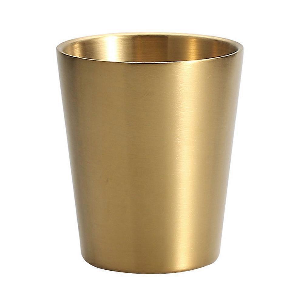 Stable Double Drinking Glass with Sleek Structure for Restaurant Use