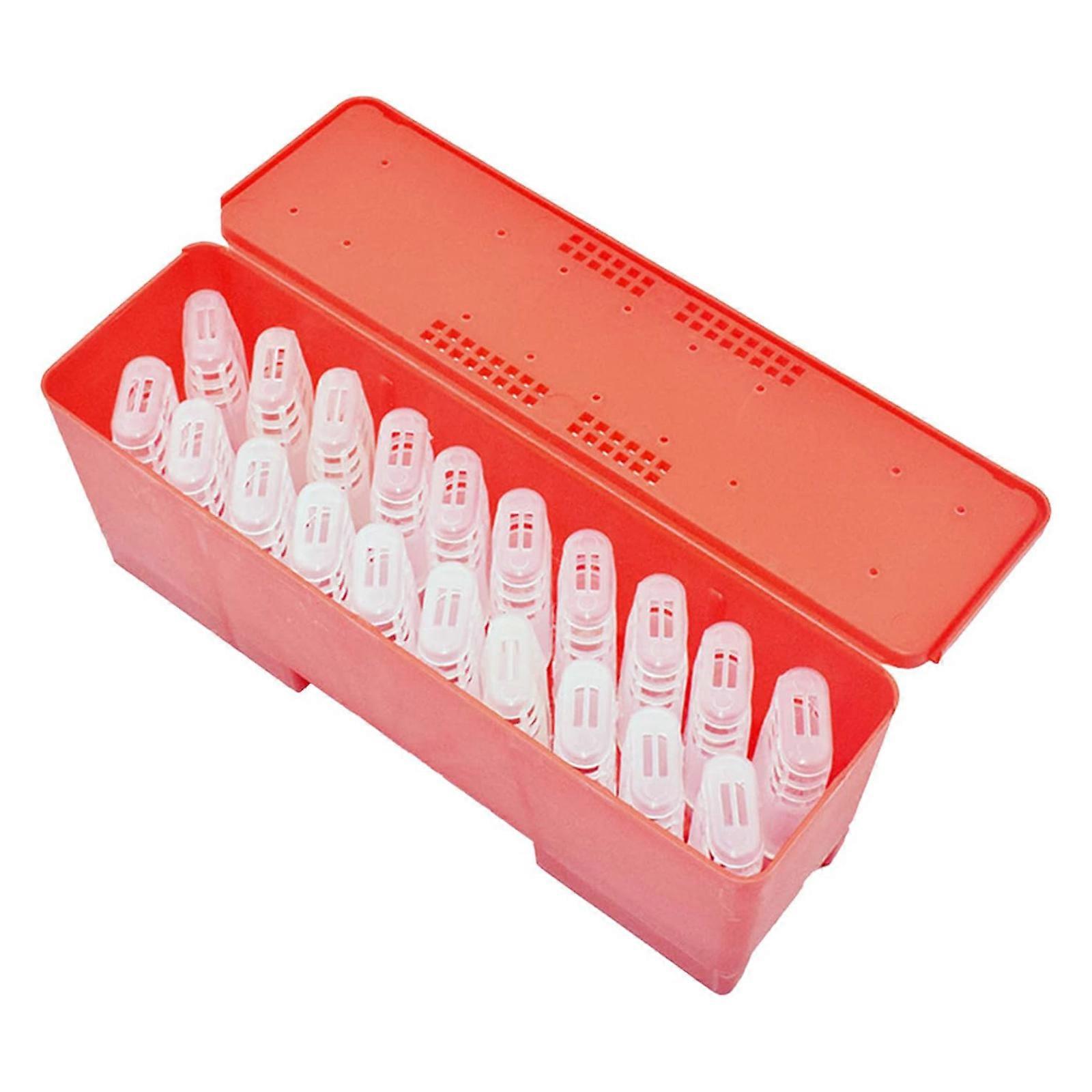 Essential Set Transport Box Rearing Cages King Cage Transport Box Queen Bees Rearing System Suitable for Beekeepers