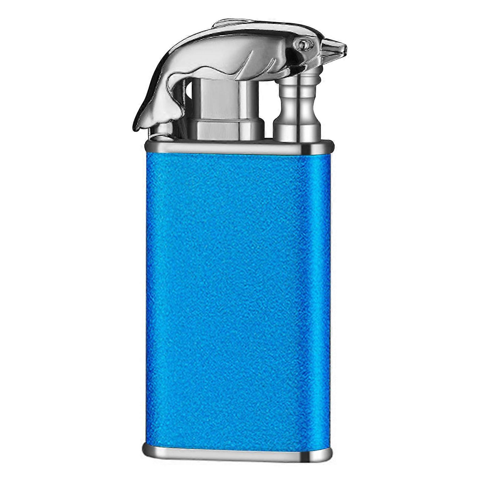 Windproof Torch Lighter - Double Flame Dragon Butane Lighter, Refillable Dual Jet Flame, Creative Gift for Men