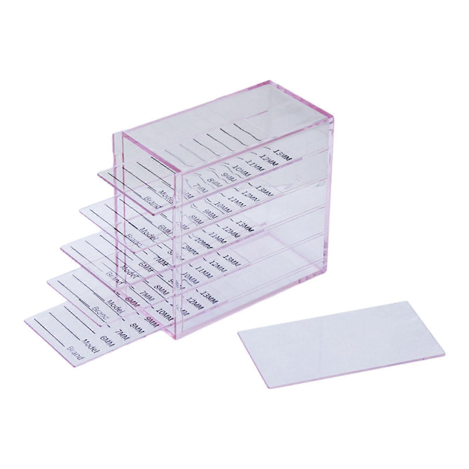 Lash Tray Organizer Box Eyelash Grafting Tool 5-layer Practical Clear Eyelash