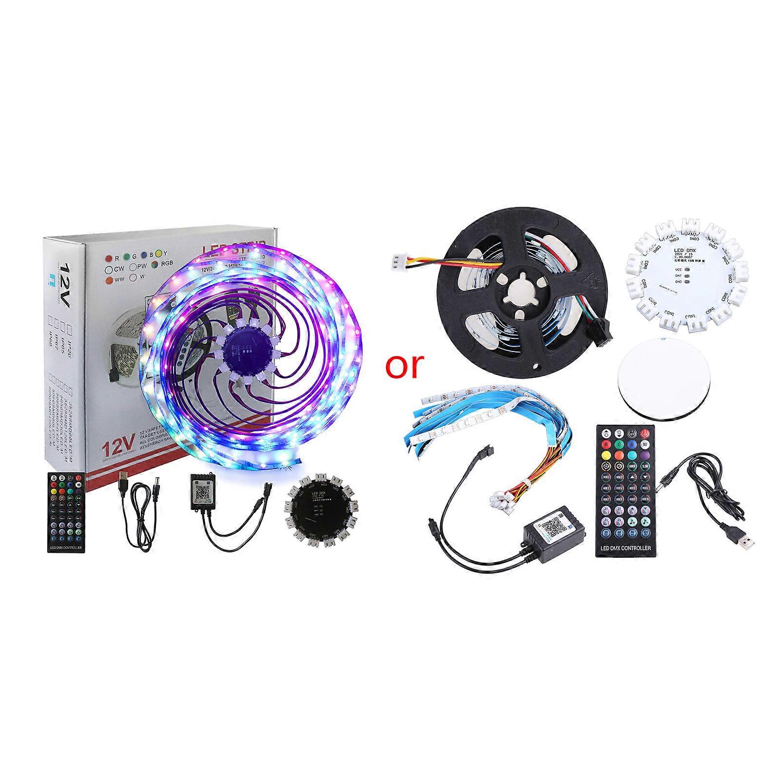 LED RGB Sound Control Pickup Rhythm Light Colorful Meteor Lamp Music Light Fireworks Colorful Light Holiday Decor Multicolor