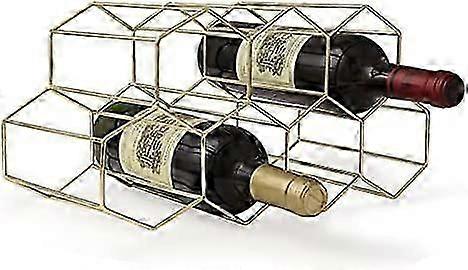 Benkeplate vinstativ -7 flaskeholder, frittstående vinstativ