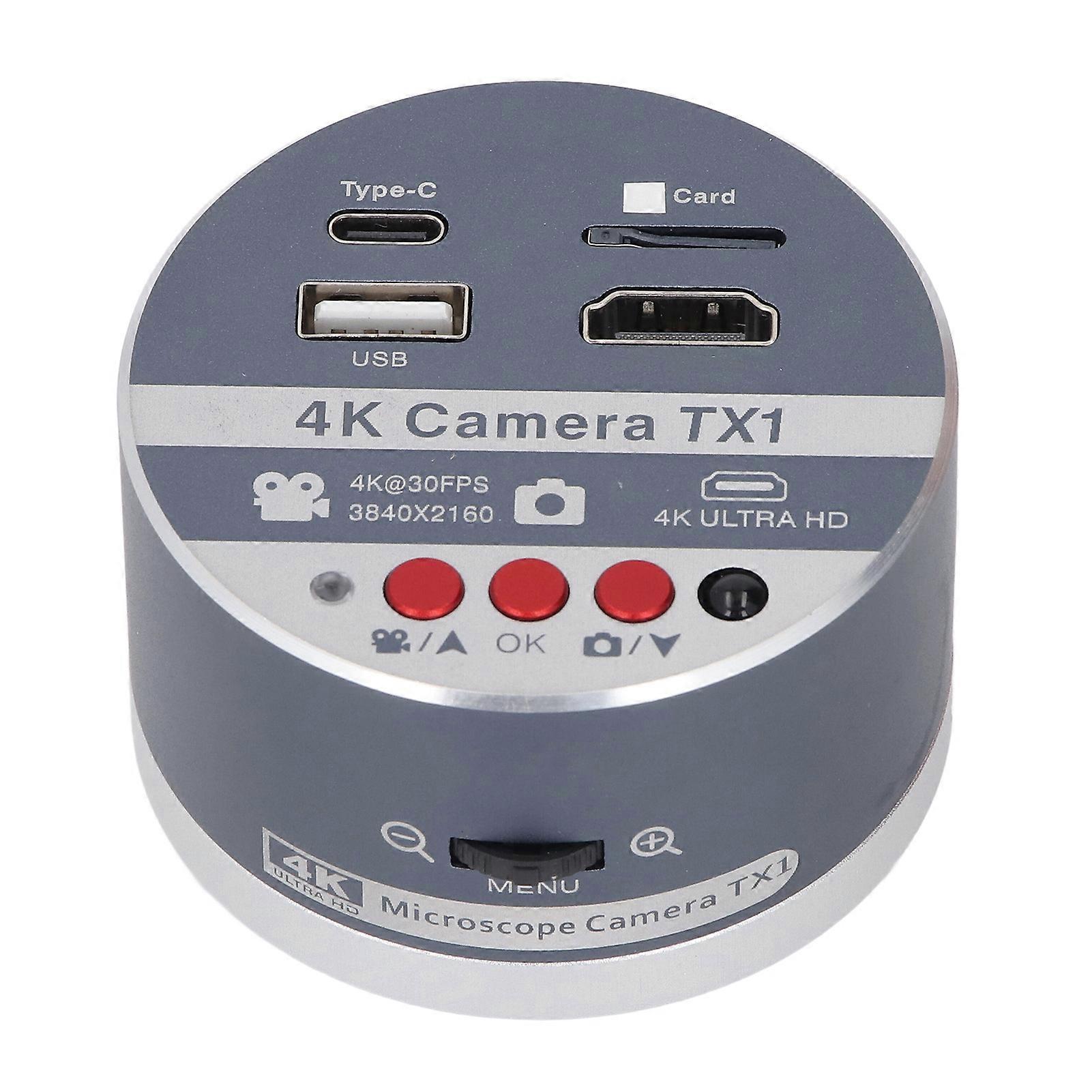 4K Microscope Camera for IMX678 Lens 1/1.8 Inch Sensor Photo Video Camera Dual Interface Output EU Plug