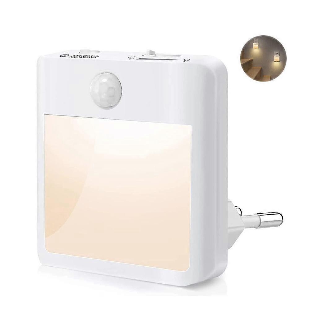LED Night Light Dimmable Motion Socket Night Lamp Sensor Light