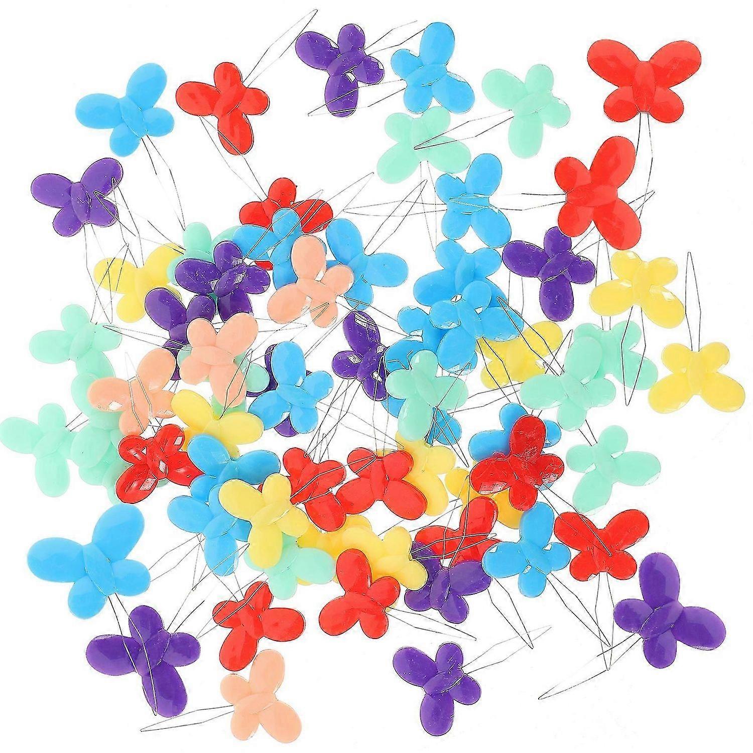60Pcs Portable Butterfly-shaped Hook Needle Threaders Embroidery Needle-threading Device