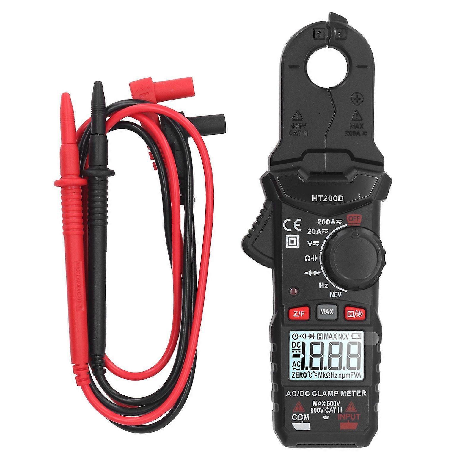 High quality  HT200D Mini Digital Clamp Meter Pocket Multimeter Small Multimeter