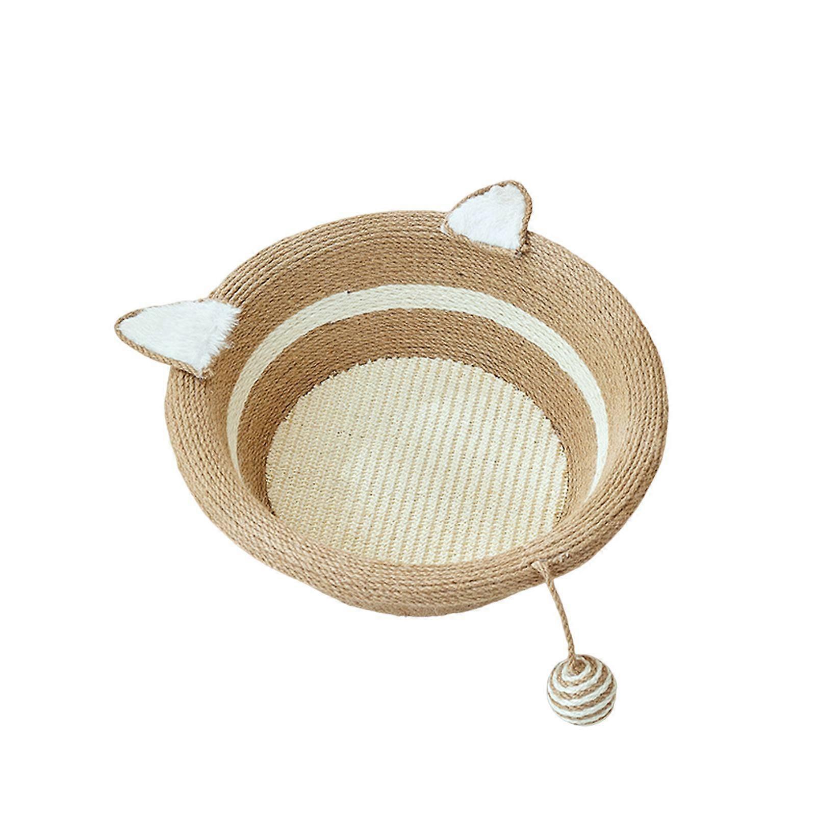 Sisal Cat Bed Cat Scratcher Sleeping Bed for Exercise Cats Small Animals