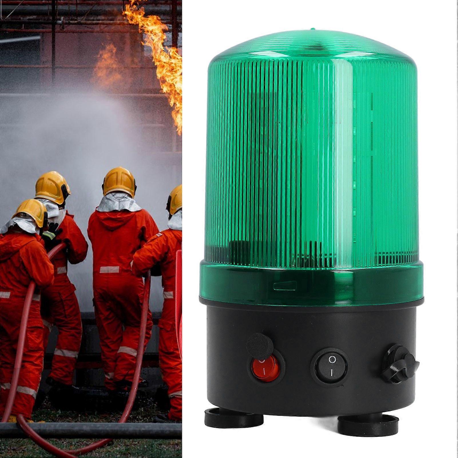 Warning Flashing Light Magnetic Suction Rotating Charging LED Warning Light with Sound Alarm