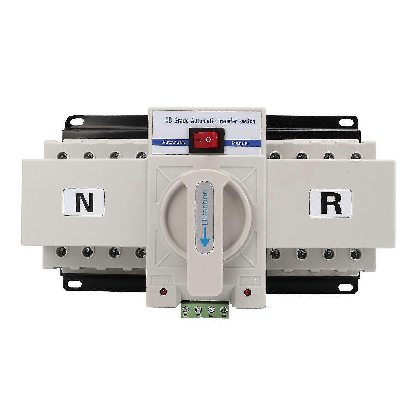 2025 Dual Power Automatic Transfer Switch Stable Status Display Automatic Transfer Switch 4P 63A 400V