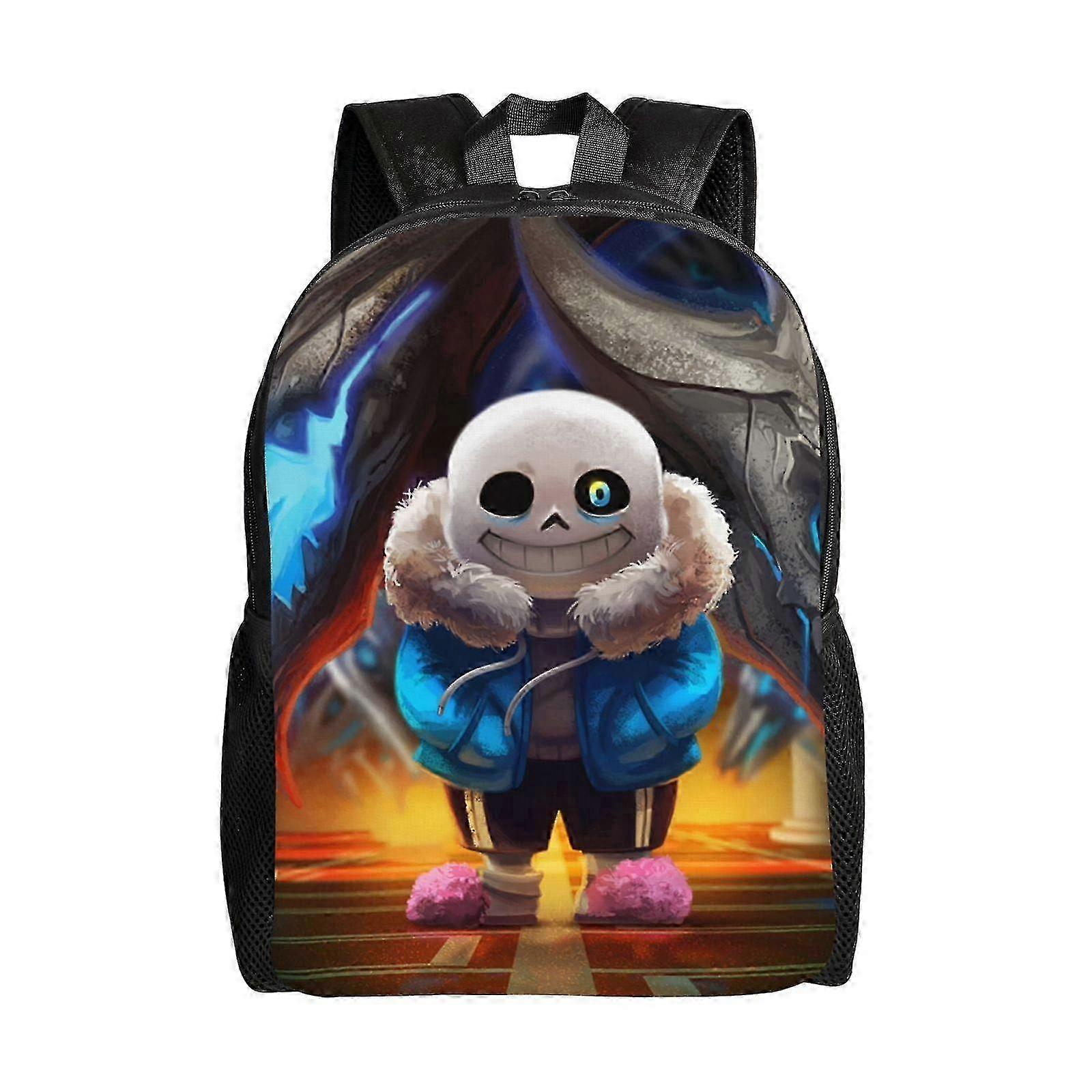 Undertalen inspiroima lasten koulureppu suuri toimisto- ja ulkoiluun, kevyt olkalaukku pojille ja tytöille