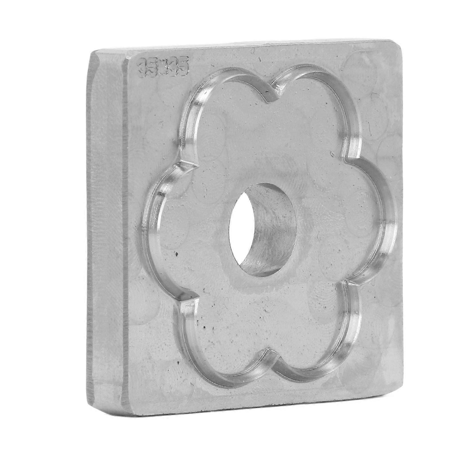 High quality  Flower shape hand scissors leather cutting die set manual hole