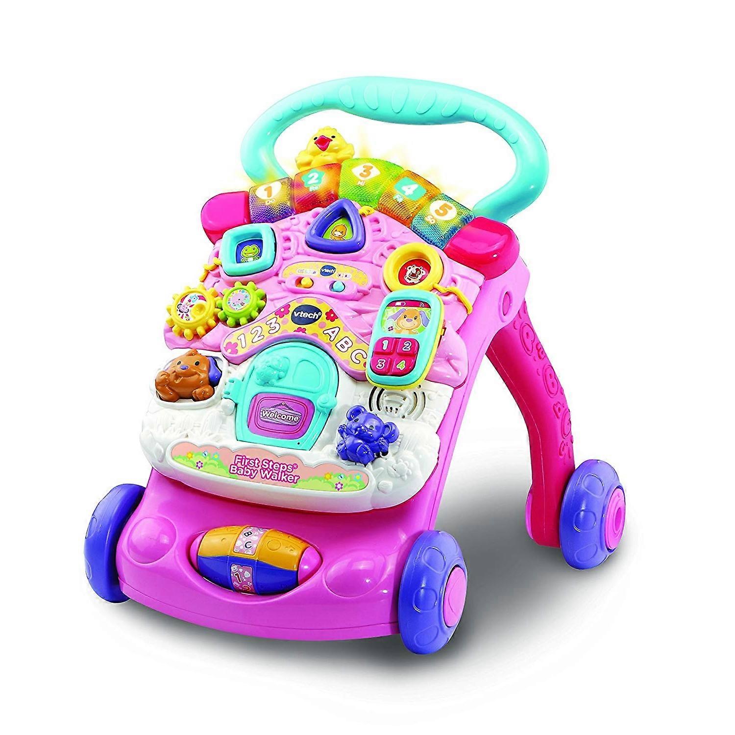 VTech 505653 ensiaskeleet Walker vaaleanpunainen