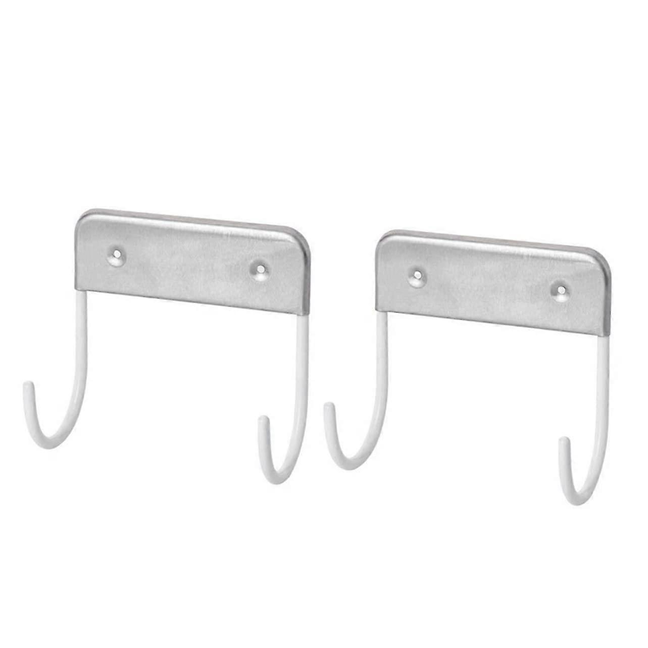 Practical household ironing board rack double hook laundry room accessories