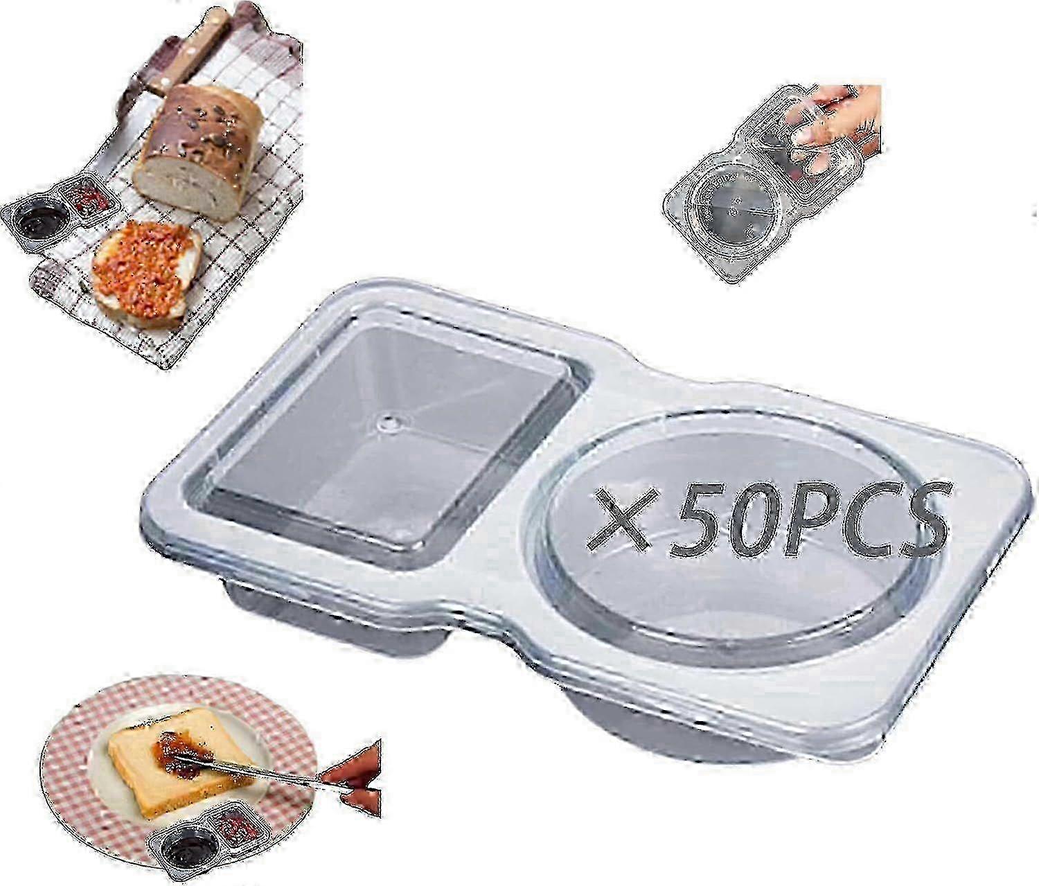 Récipients à collations pliables réutilisables avec couvercles - 30pcs Nut Cheese Pack