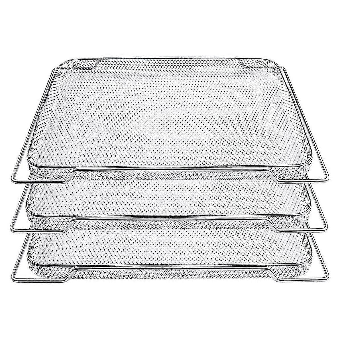 Air Fry Basket Replacement for Smart Oven Air Fryer Pro BOV900BSS, Mesh Basket BOV900, Silver